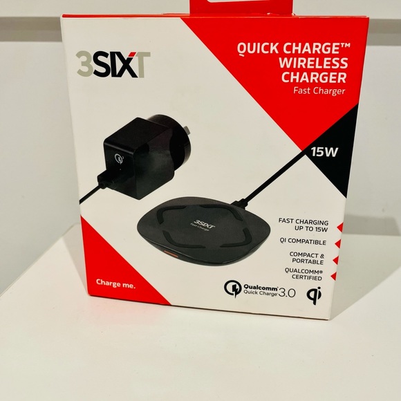 3SIXT | (Electronics) Brand new quick wireless charger (fast charger) - Picture 3 of 4